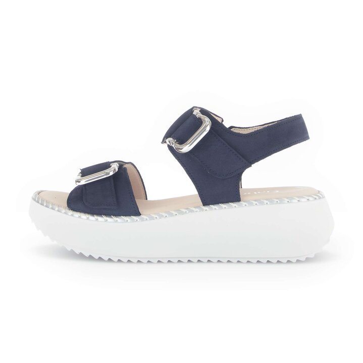 Plateau Sandale blau #0