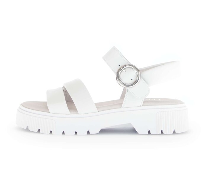 Sandal met riempjes wit #0