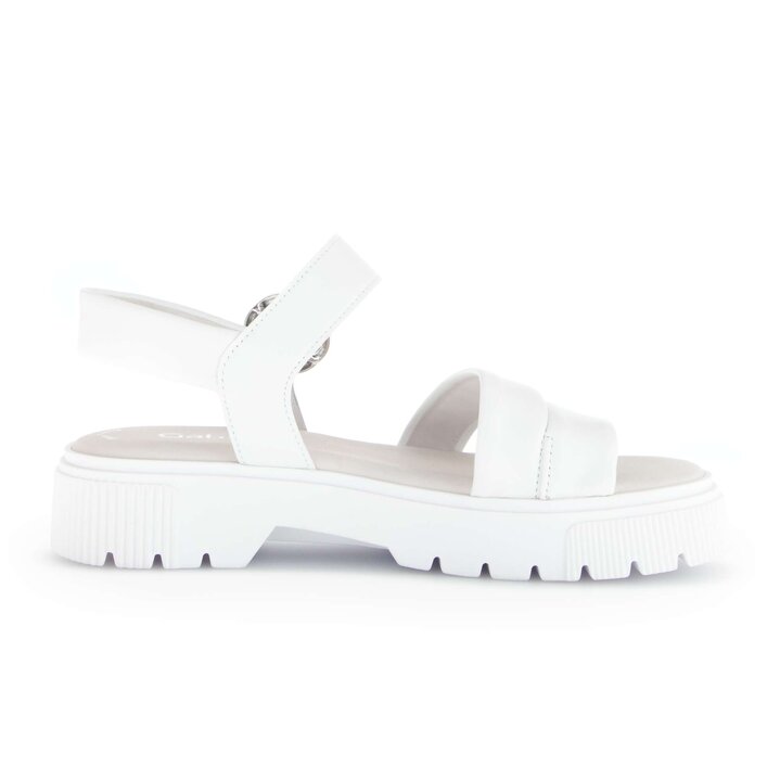 Sandal met riempjes wit #1