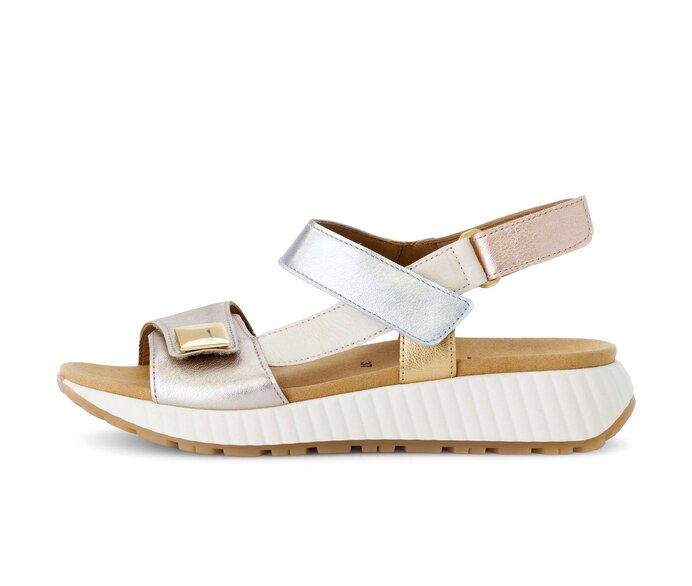 Riemchensandale gold #0