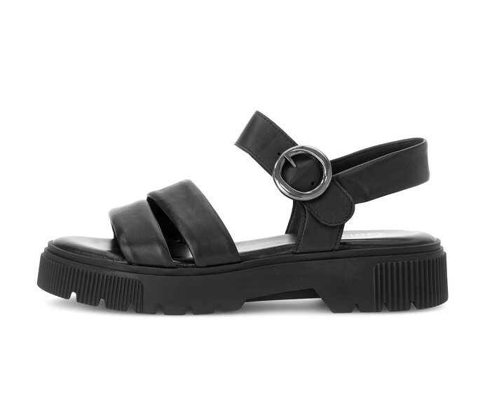 Sandal met riempjes zwart #0