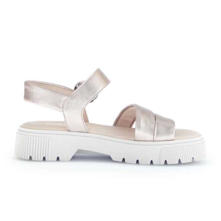 Riemchensandale gold #1