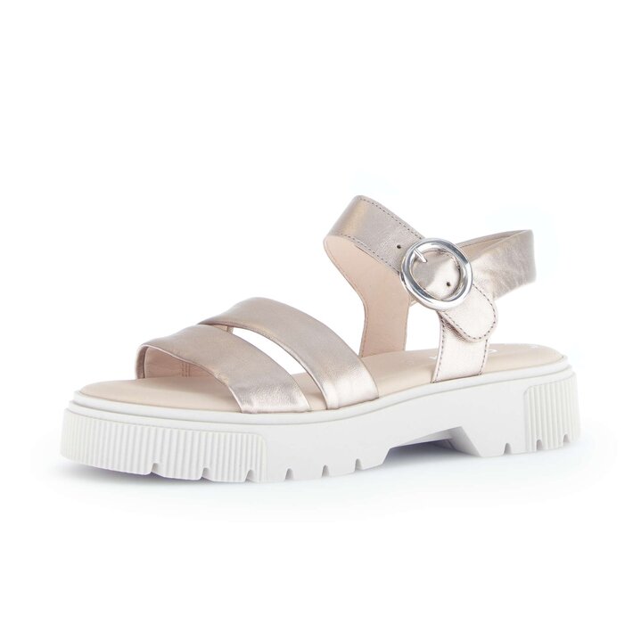 Riemchensandale gold #2