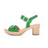 Riemchensandale Grün