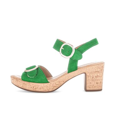 Sandal met riempjes groen