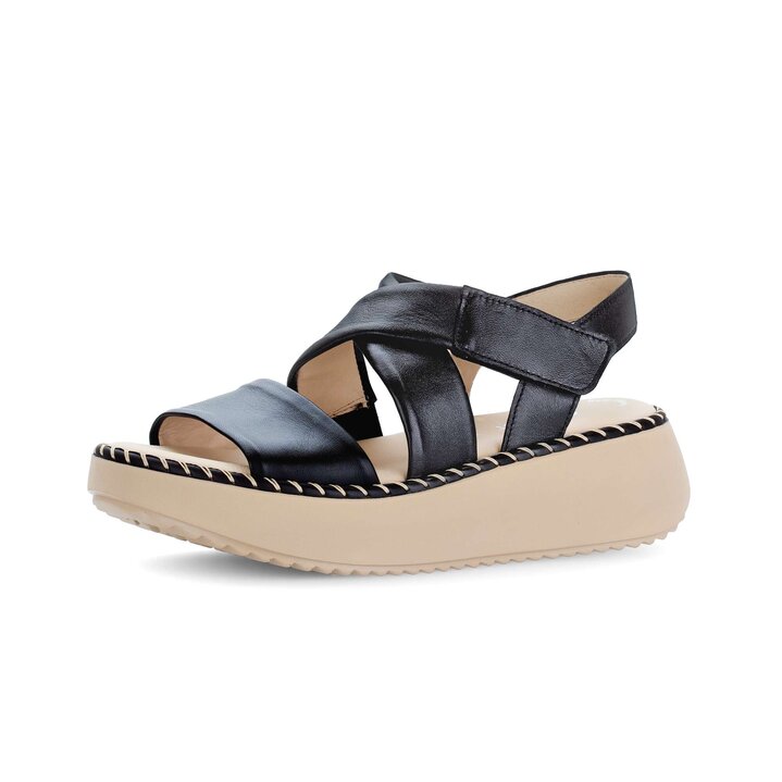 Sandale à plateforme noir #2