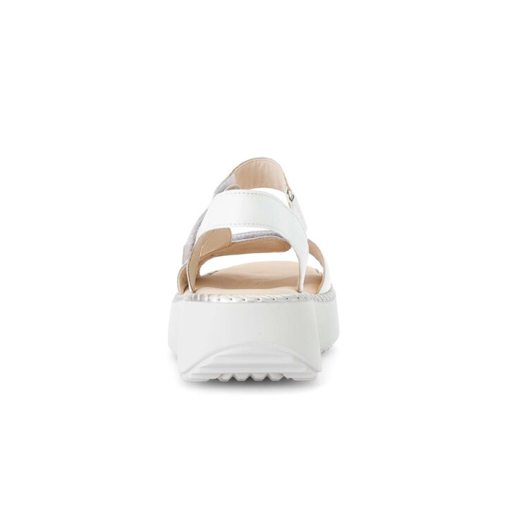 Platåsandaler vit #3