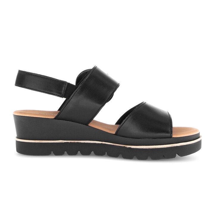 Platåsandaler svart #1
