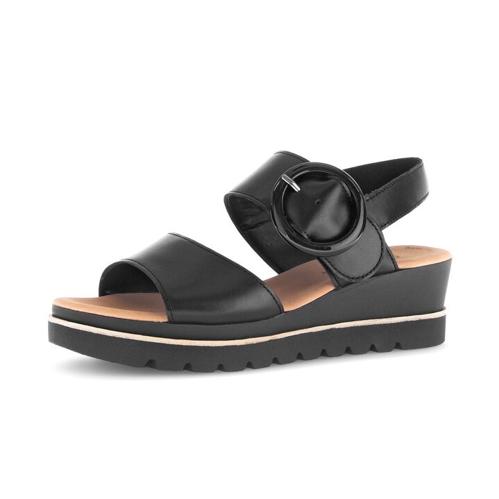 Platåsandaler svart #2