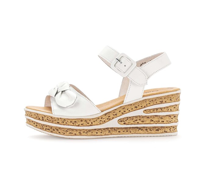 Keilsandalette weiß #0