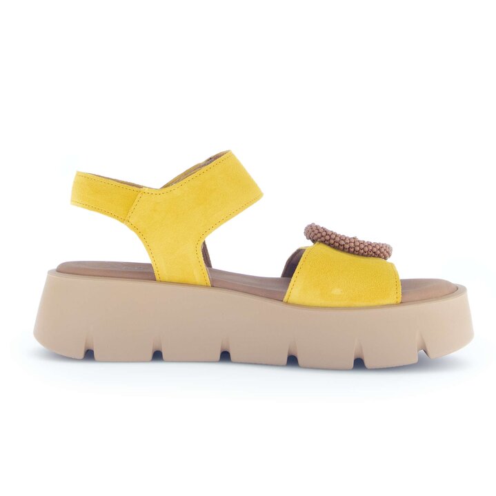 Plateau Sandale gelb #1