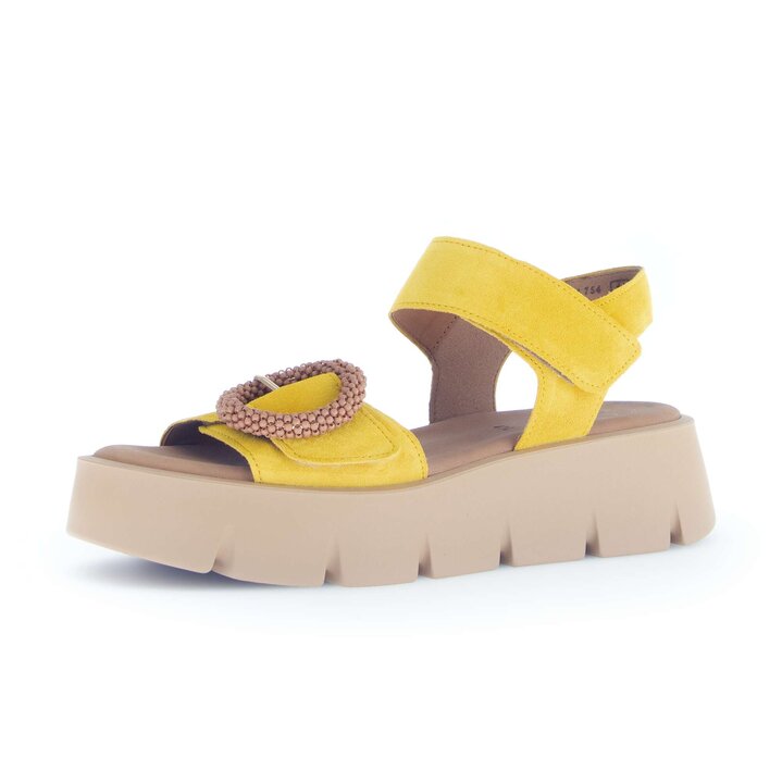 Plateau Sandale gelb #2