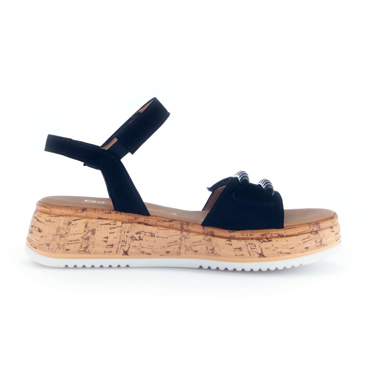 Platåsandaler svart #1