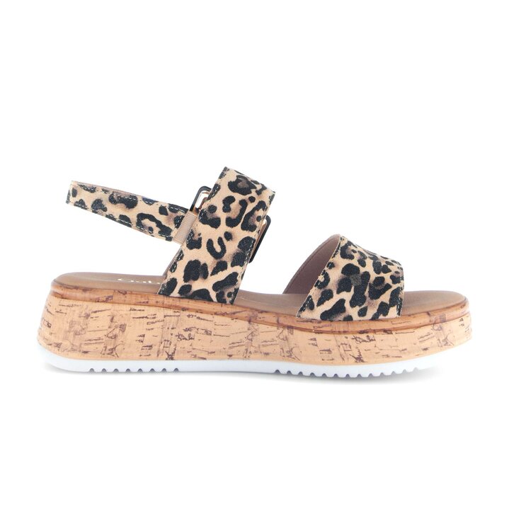 Platåsandaler beige #1