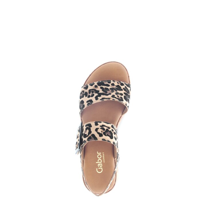 Platåsandaler beige #5