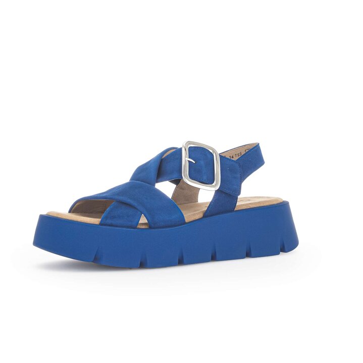 Plateau Sandale Blau #2