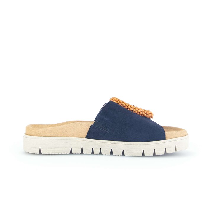 Pantolette blau #1