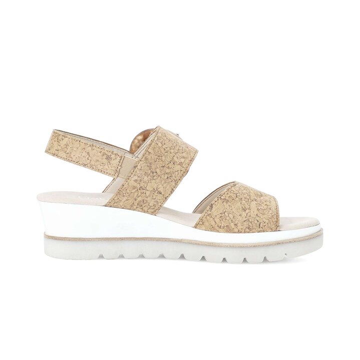 Sandale à plateforme marron #1