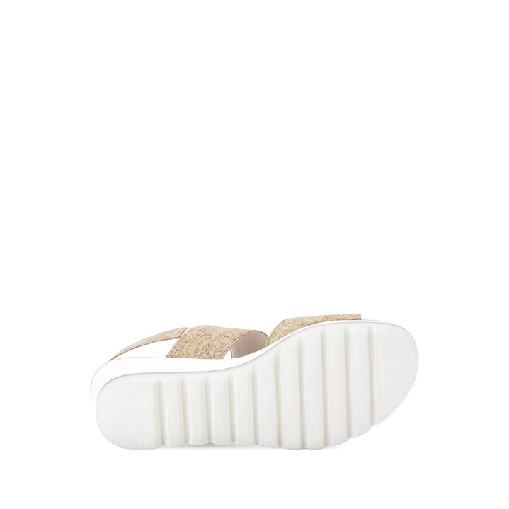 Sandale à plateforme marron #4