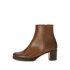 Plateau Stiefelette braun