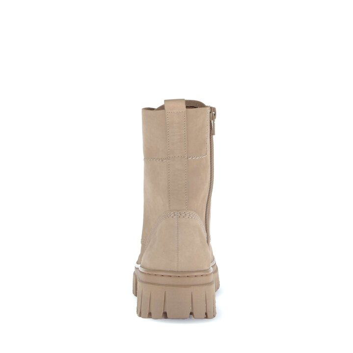 Stivaletto stringato beige #3
