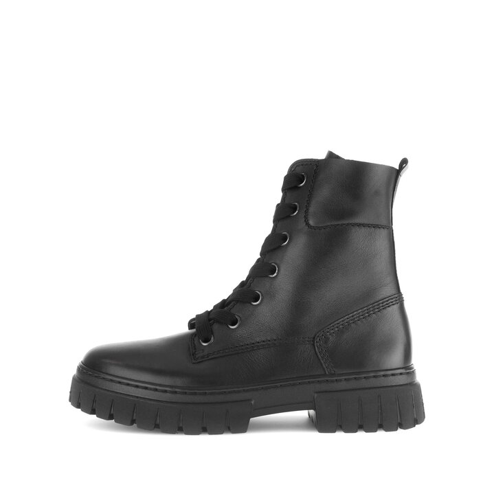 Snörstövletter svart #0