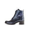 Schnürstiefelette blau