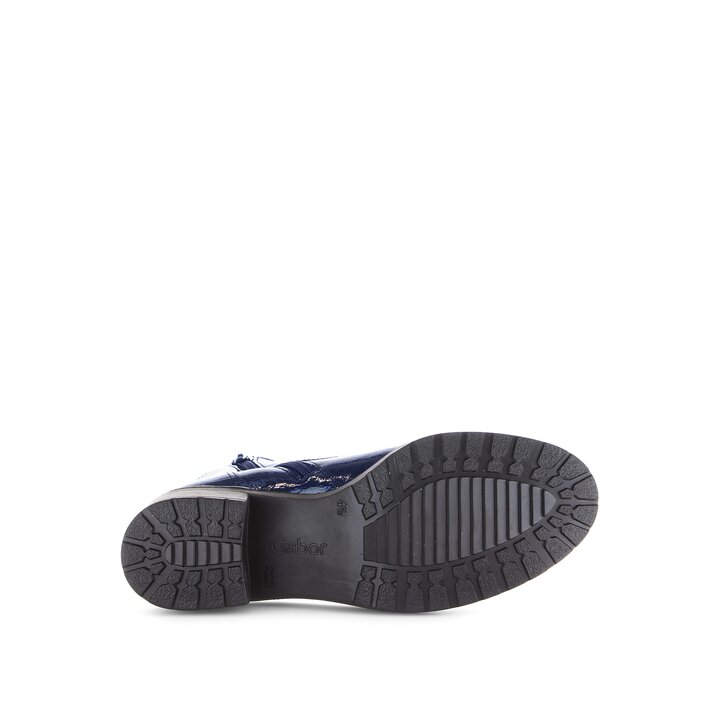 Schnürstiefelette blau #4