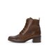 Schnürstiefelette braun