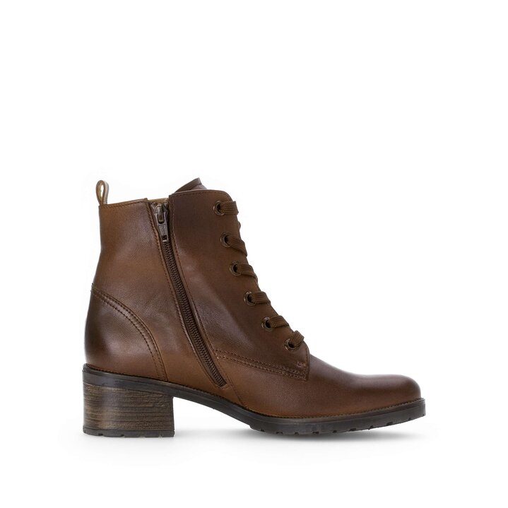 Schnürstiefelette braun #1