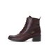 Schnürstiefelette rot