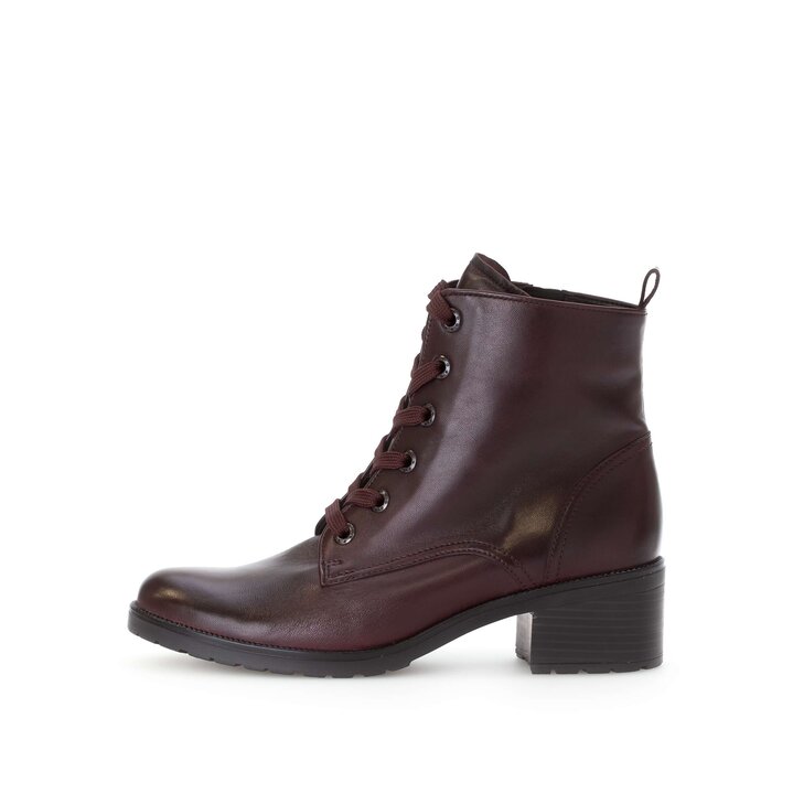 Schnürstiefelette rot #0