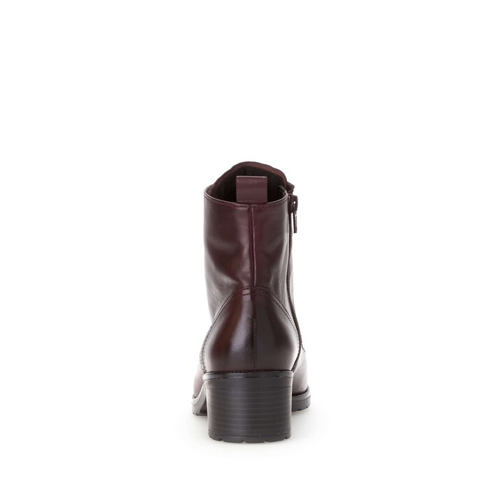 Schnürstiefelette rot #3