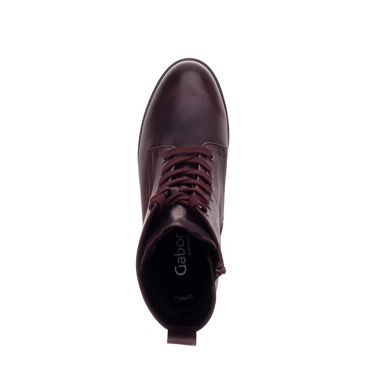 Schnürstiefelette rot #5