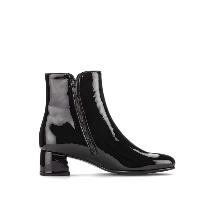 Elegante Stiefelette schwarz #1