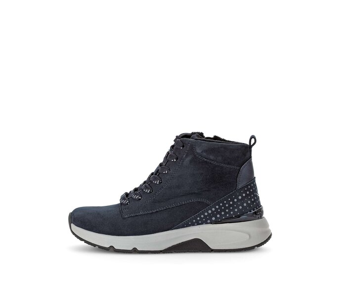 Sportliche Stiefelette Blau #0