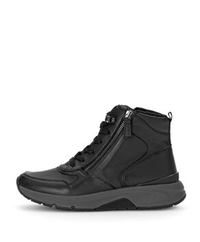 Sportliche Stiefelette schwarz
