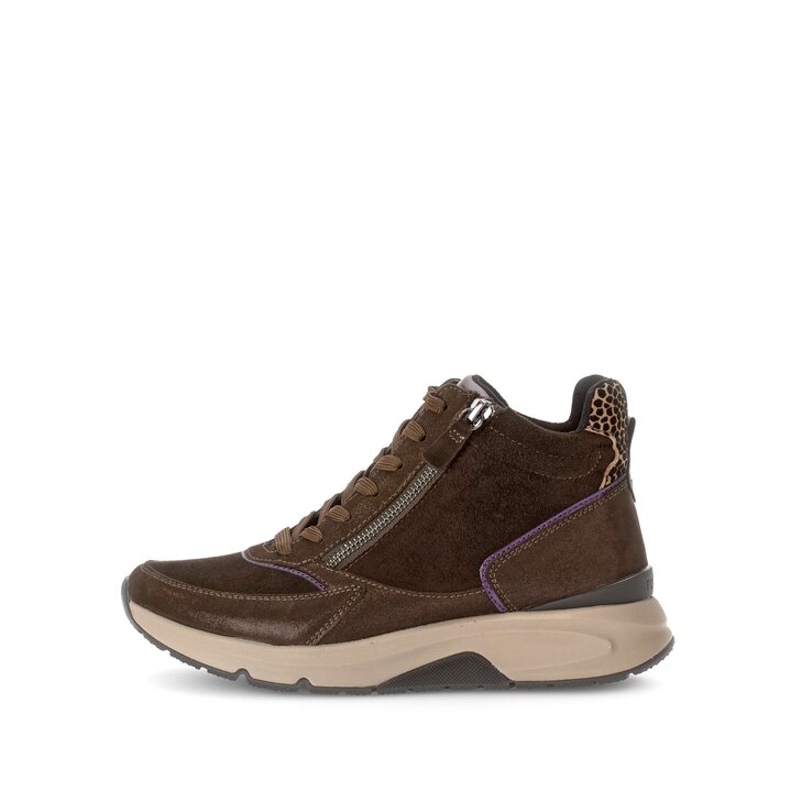 Sportliche Stiefelette braun #0