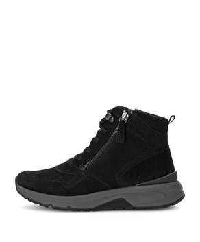 Sportliche Stiefelette schwarz