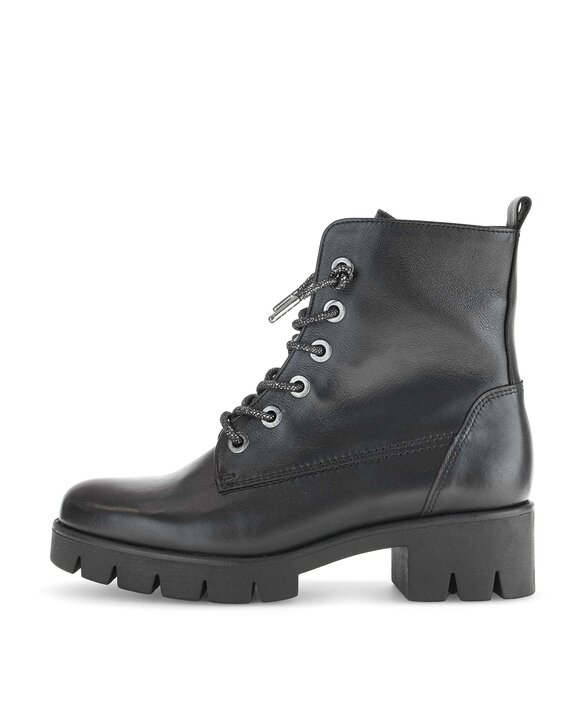 Bottines Gabor Pour Femme Modèle 2.830 – Cuir Suédé Bleu, Talon Compensé, Fermeture Éclair