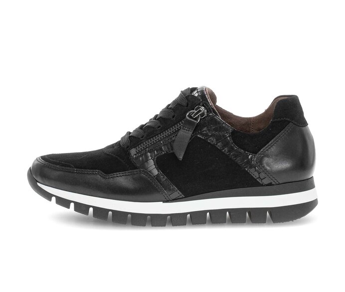 Lage sneaker zwart #0