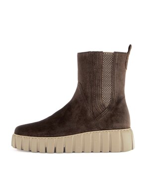 Plateau Stiefelette braun
