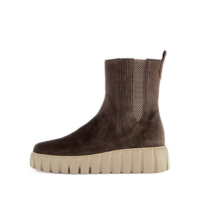 Plateau Stiefelette braun