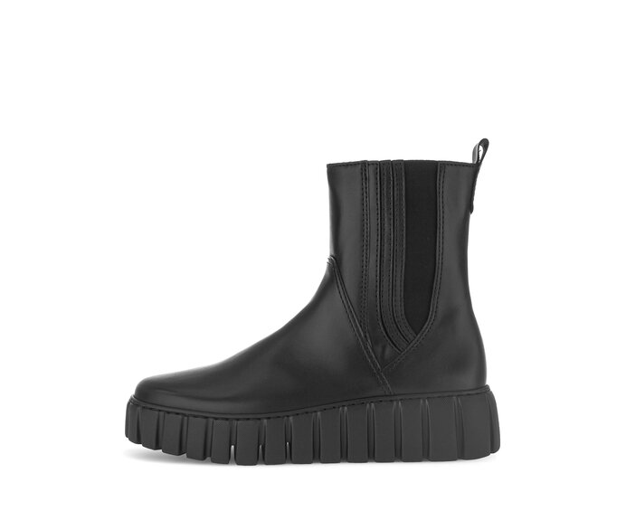 Plateau Stiefelette schwarz #0 Plateau Stiefelette schwarz #0