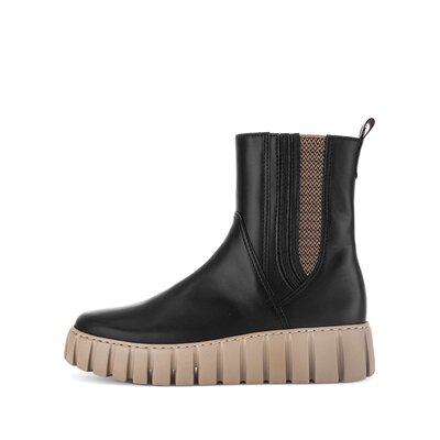 Platåstövletter svart