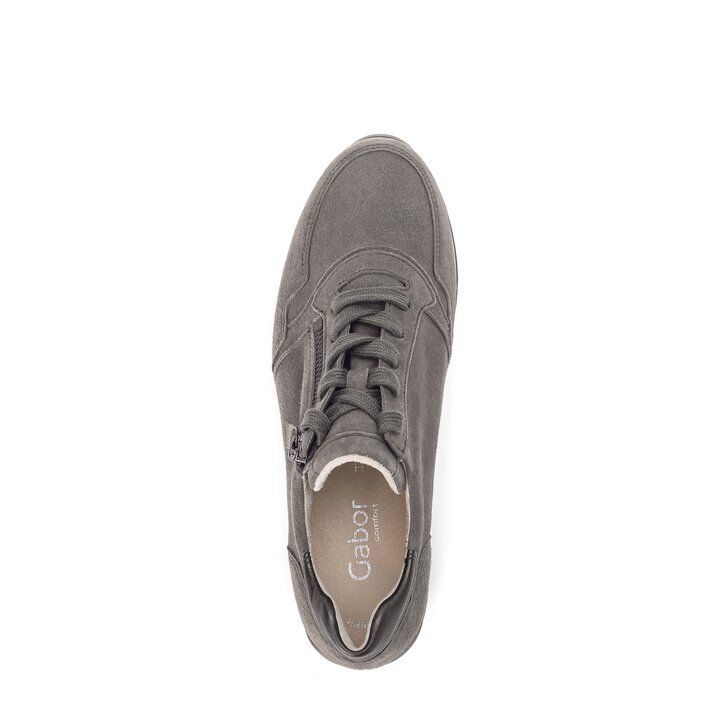 Sneakers basse grigio #5
