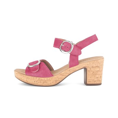 Sandal met riempjes roze