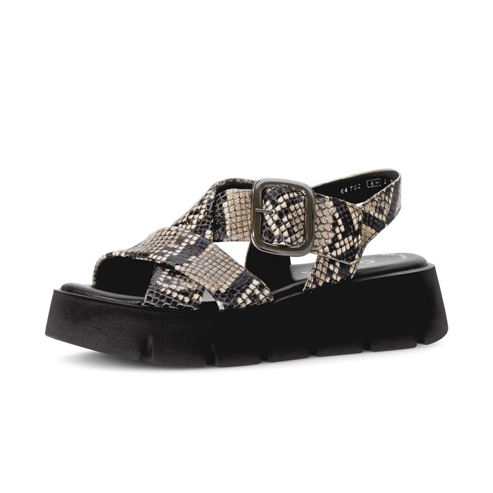 Sandale à plateforme noir #2