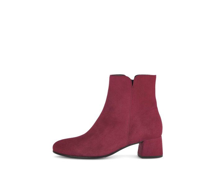 Elegante Stiefelette rot #0
