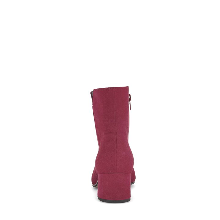 Elegante Stiefelette rot #3